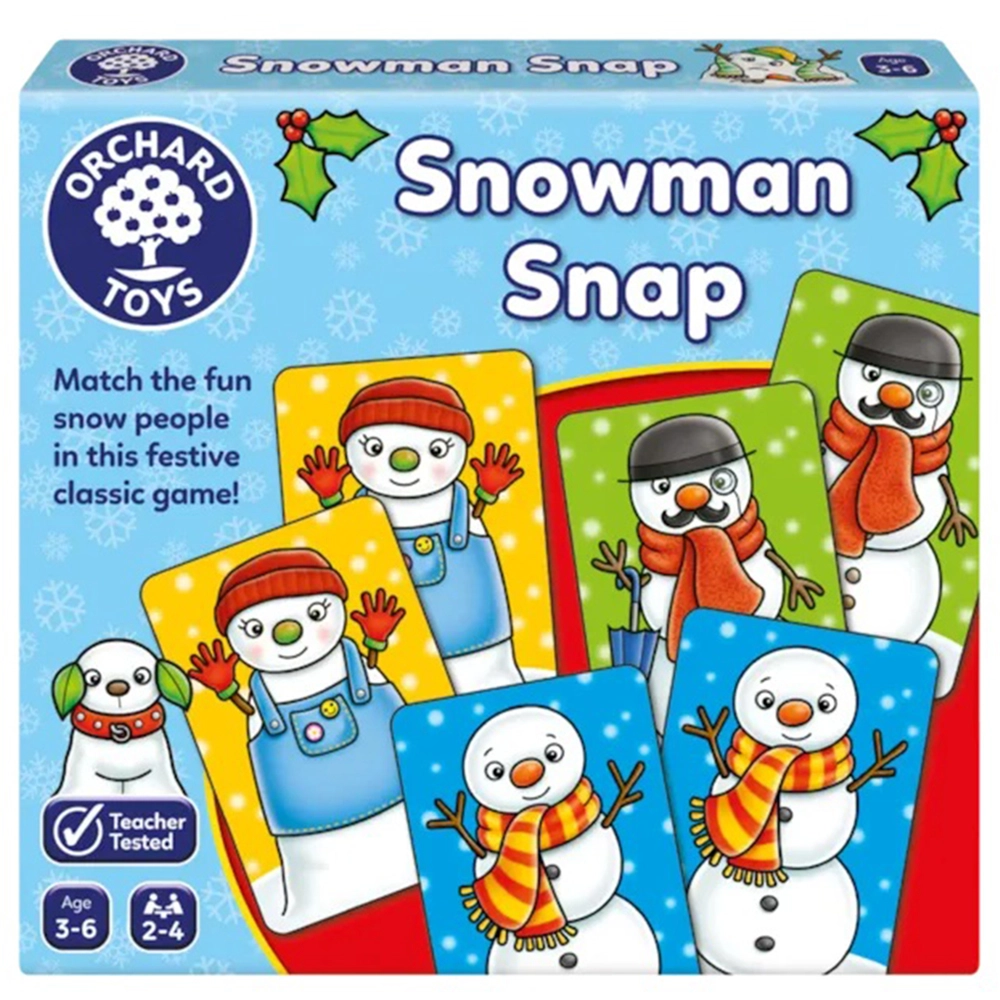 Orchard Toys Snowman Snap - Suitable for 3-6 years