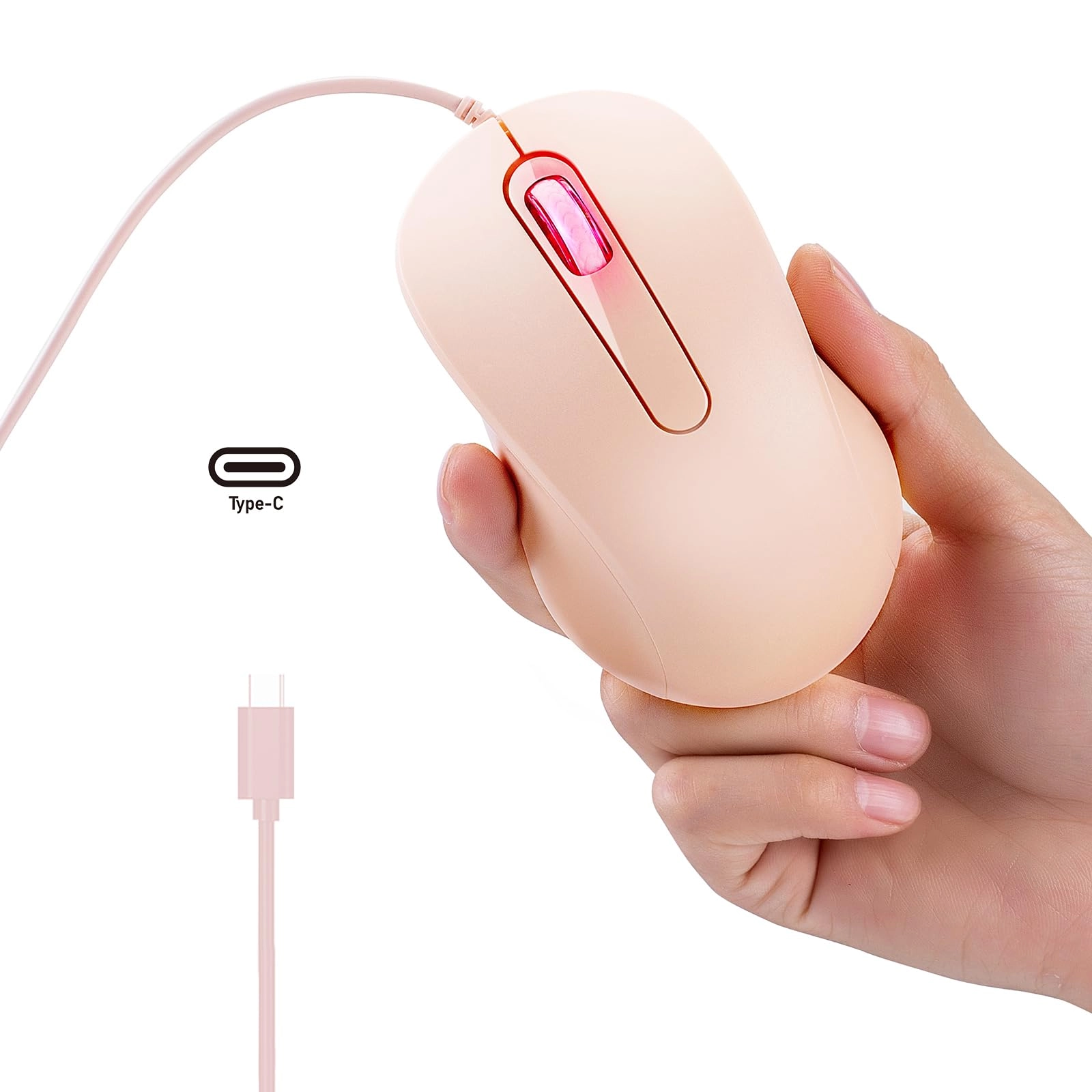 Wired USB C Mouse - USB