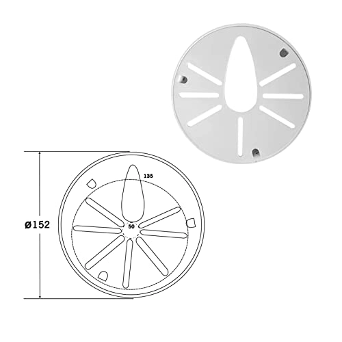 Wall Mount Bracket - 200mm/7.87 inch Ivory