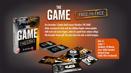 The Game: Face to Face - Card Game (German)