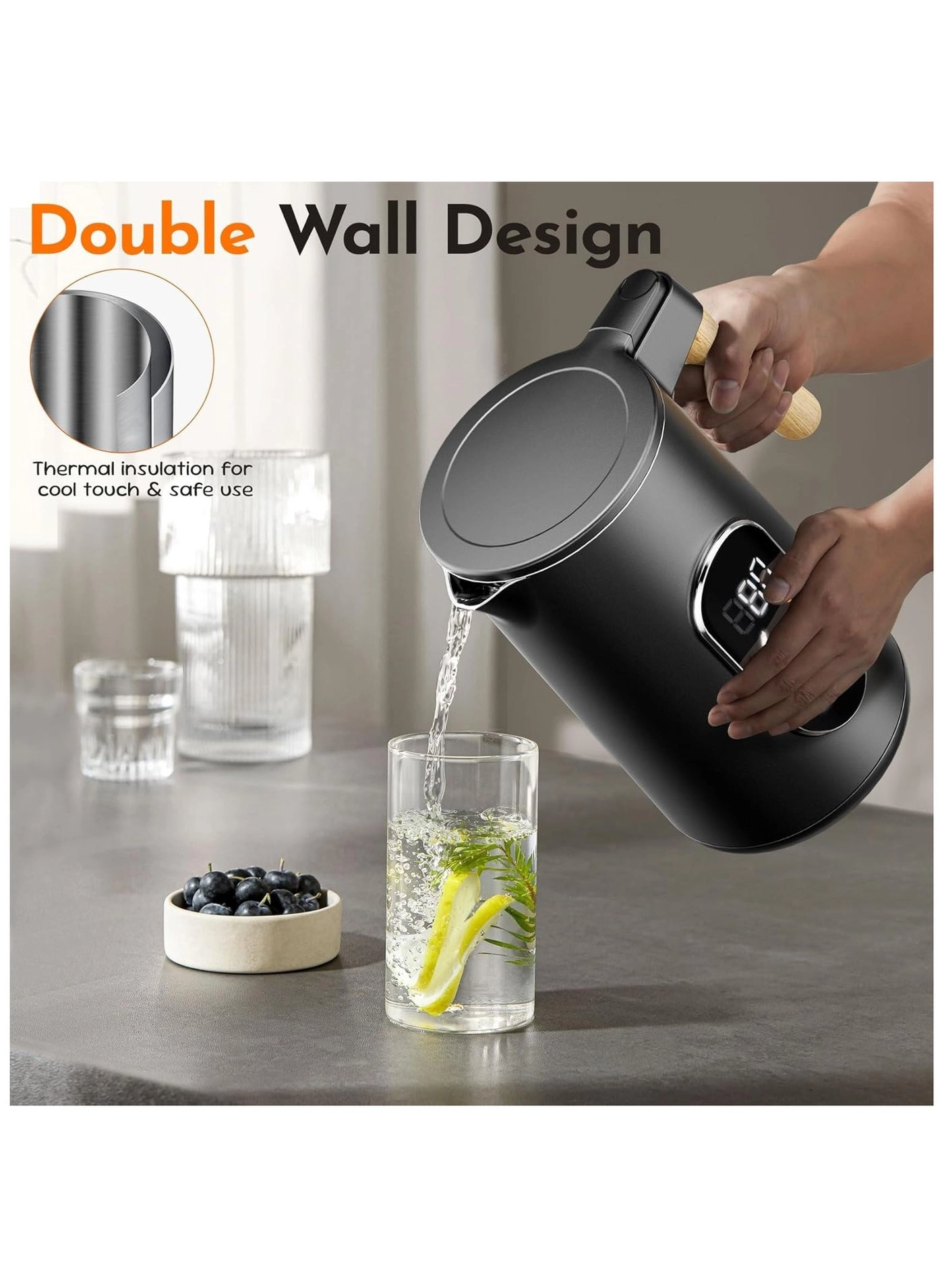 Fast Temperature Control Electric Kettle