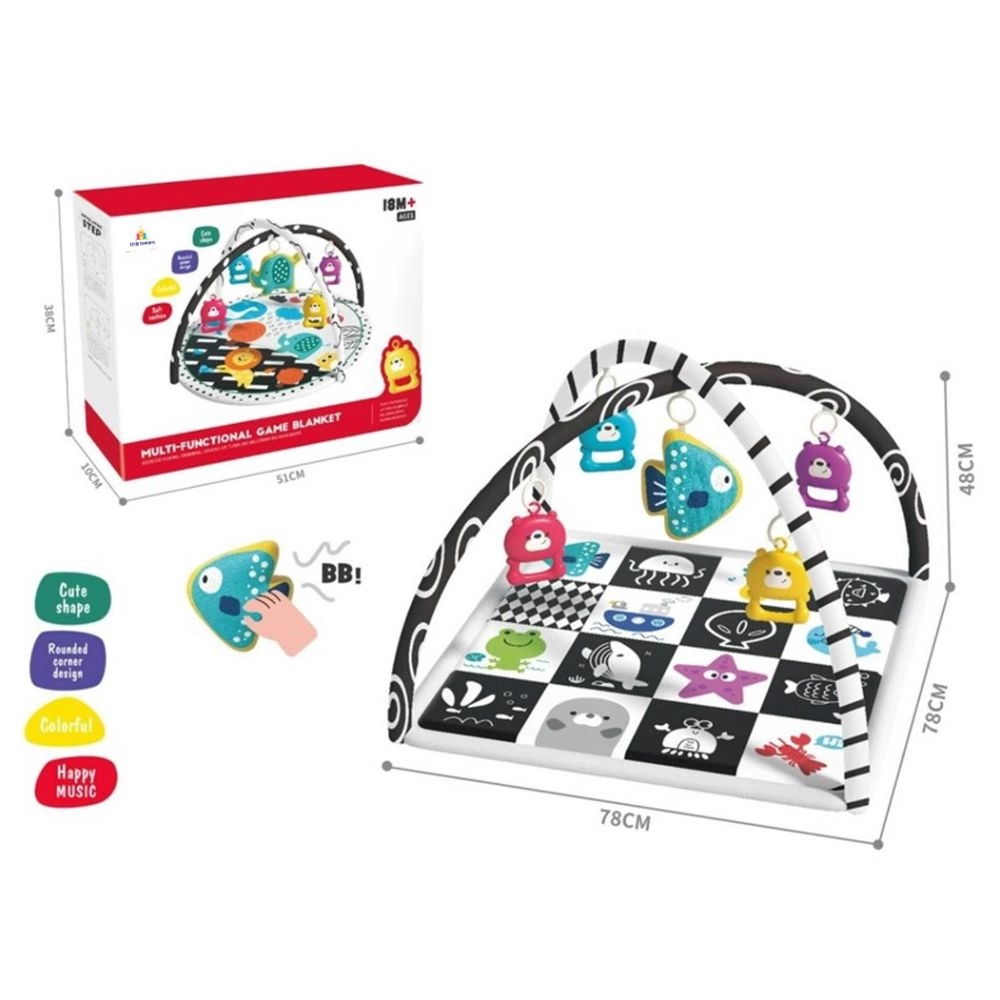 Multi-Functional Game Blanket - Forest Suitable for 18 months & above