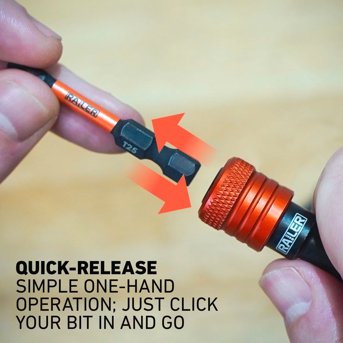 Bit Holder - 1/4 inch Hex Shank