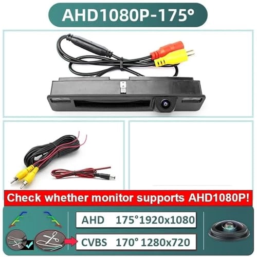 Rear View Camera - Night vision Wire AHD 720P