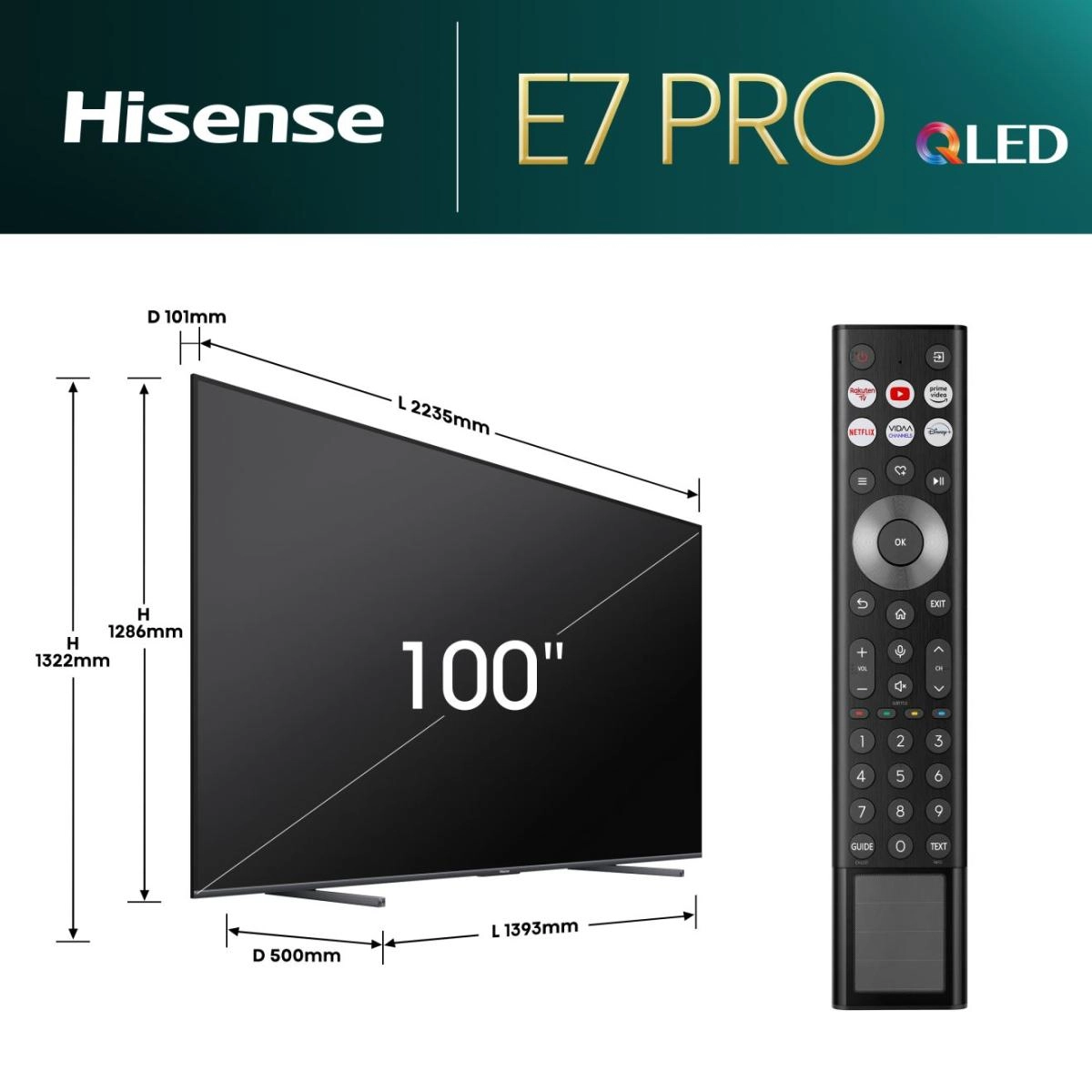 100U7Q PRO - 100 Inch