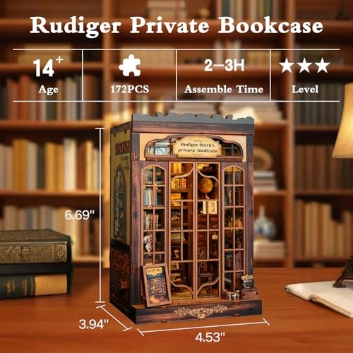 Private Bookcase - Retro Bookstore