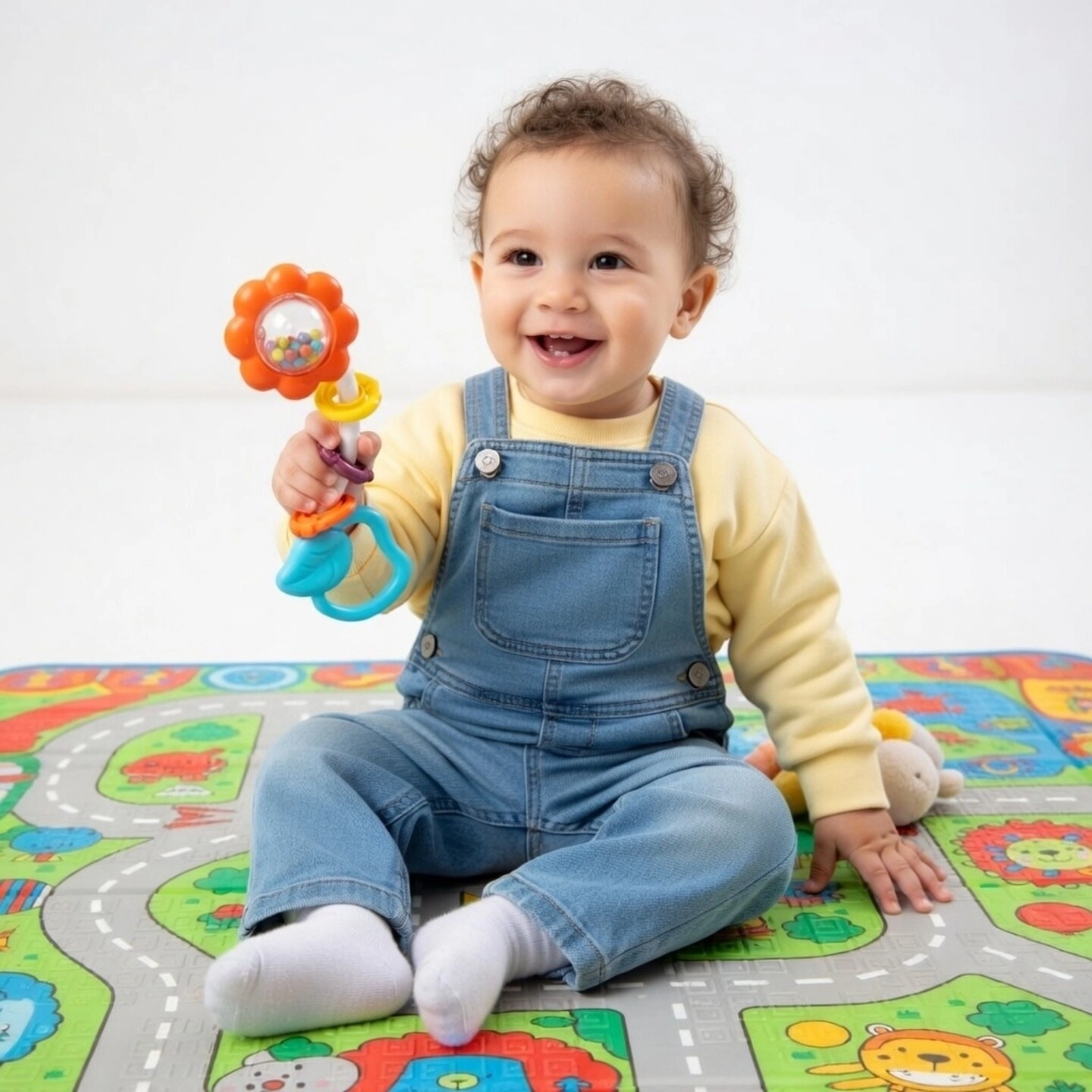 Baby Rattle Teething Toy - Suitable for 0 month & above