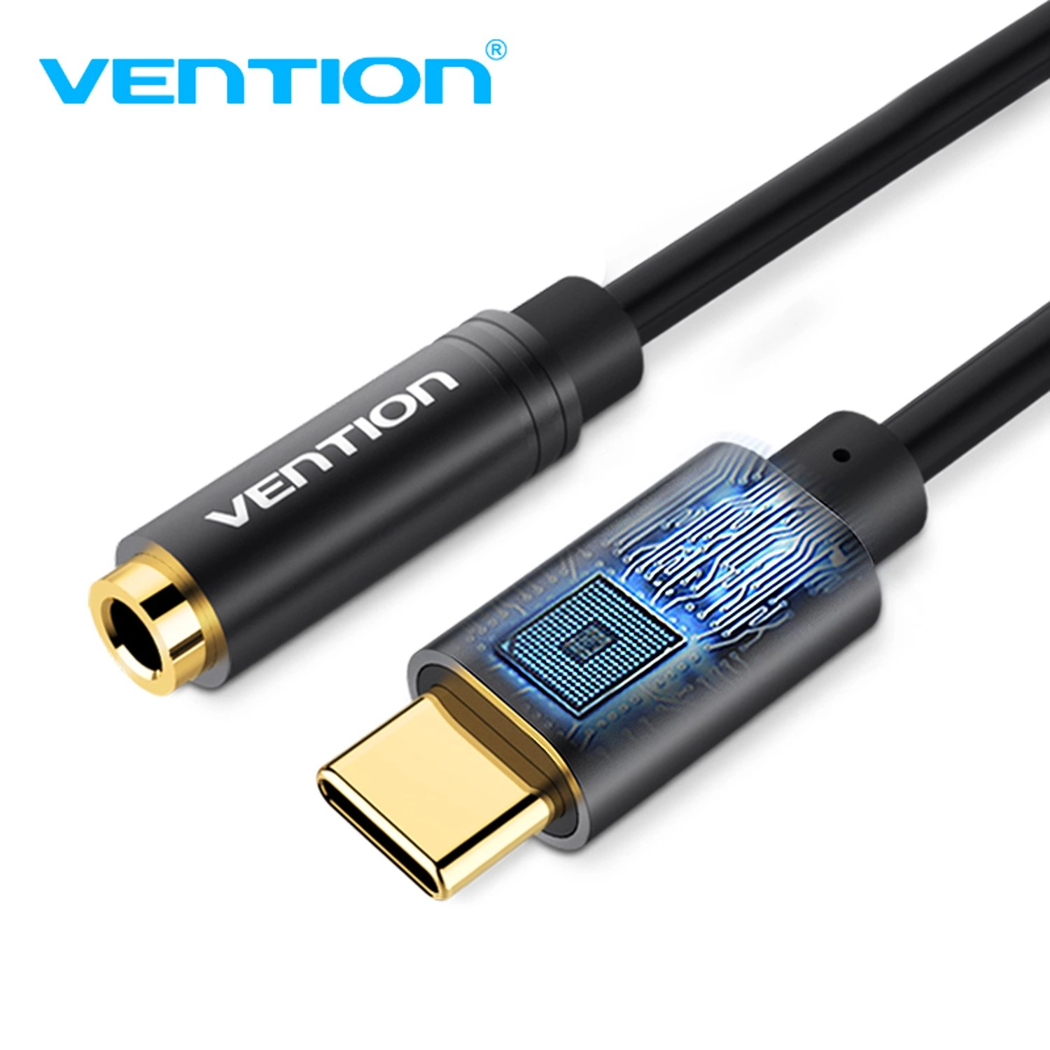 Vention Type-C to 3.5mm Female Audio Cable - .1 m