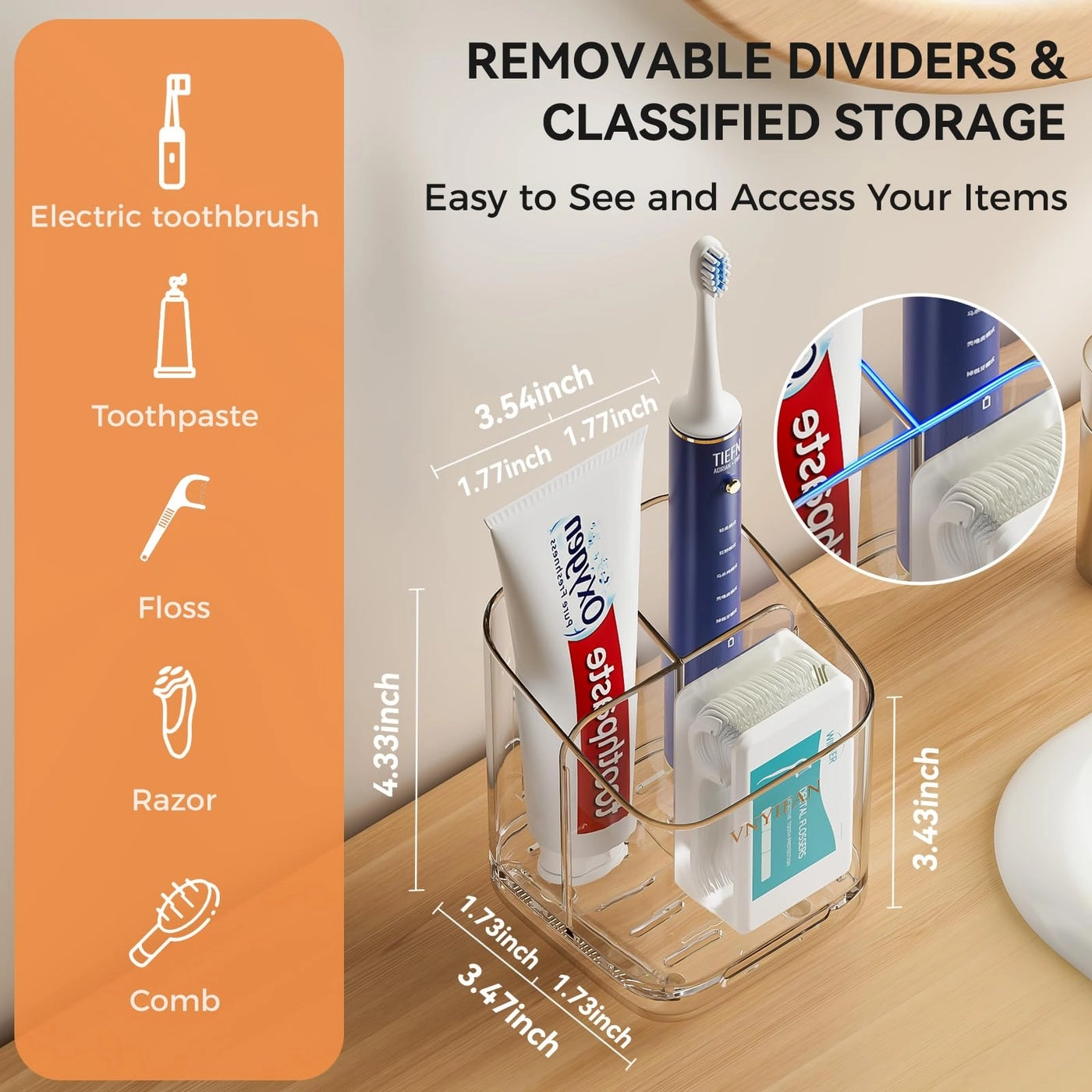 Toothbrush Holders - Wall Mounted 3 Slots