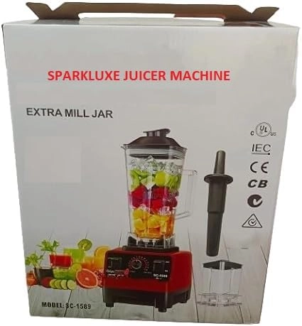 Heavy Duty Commercial Blender - 2-in-1 multifunction Stainless steel blades