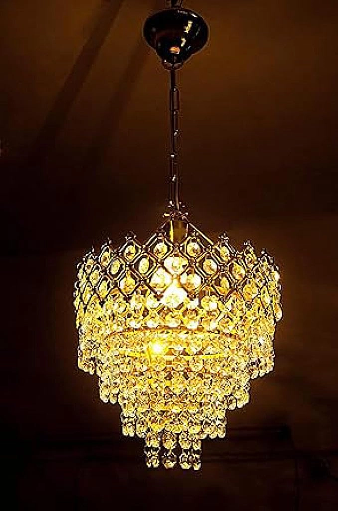 M/S BANKEY BIHARI ENTERPRISES Chandelier Ceiling Light - 250mm Gold