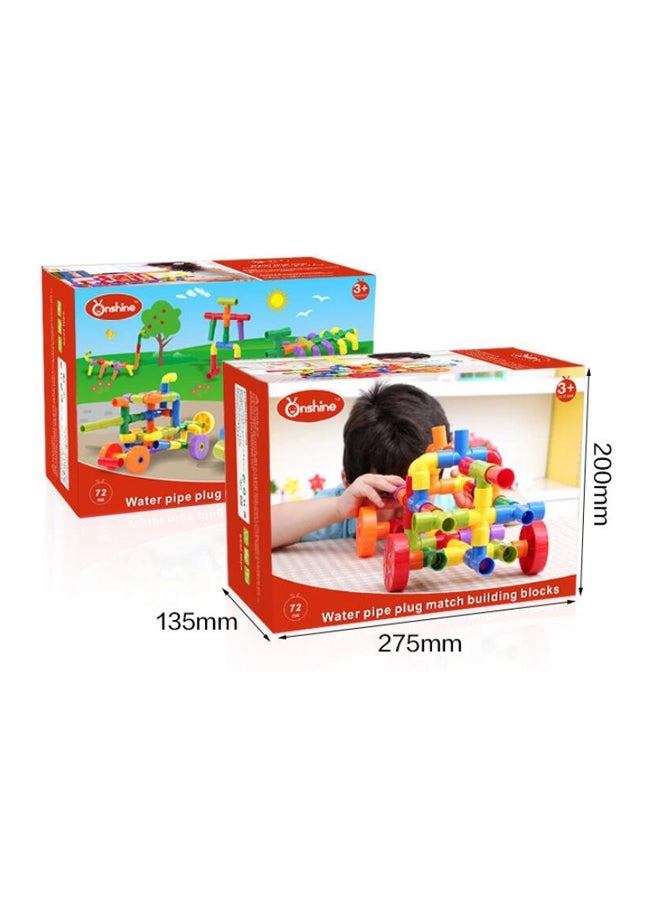 Tube Block Set - Construction 72 pcs