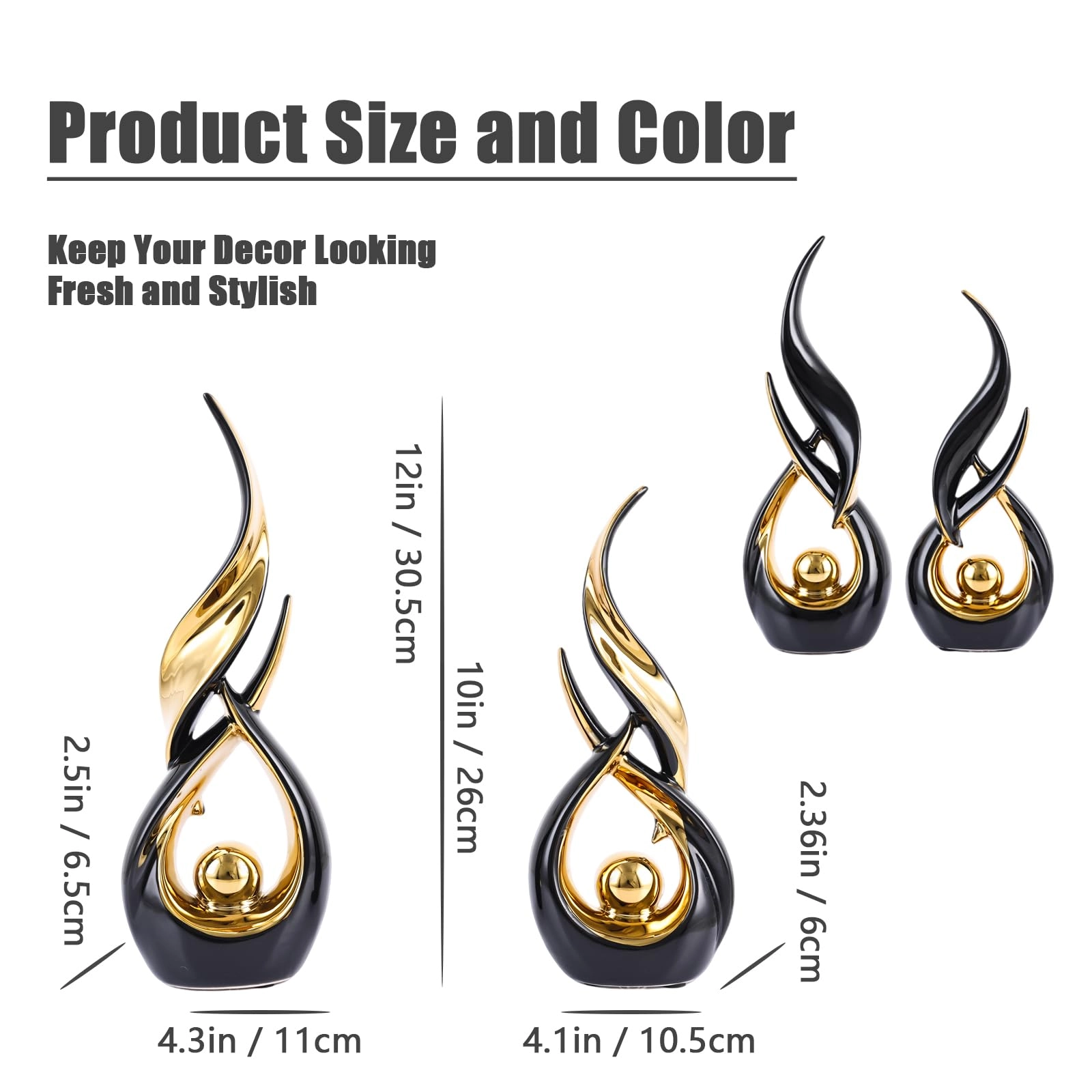 Ceramic Abstract Statue