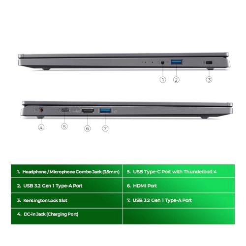 Aspire 5 15 - A515-58M-53ES - 15.6'' Core i5 8GB DDR5 1TB SSD