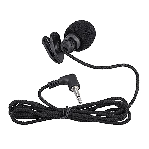 Mini Portable Clip-on Lapel Lavalier Condenser 3.5mm-Mini-Jack Microphone