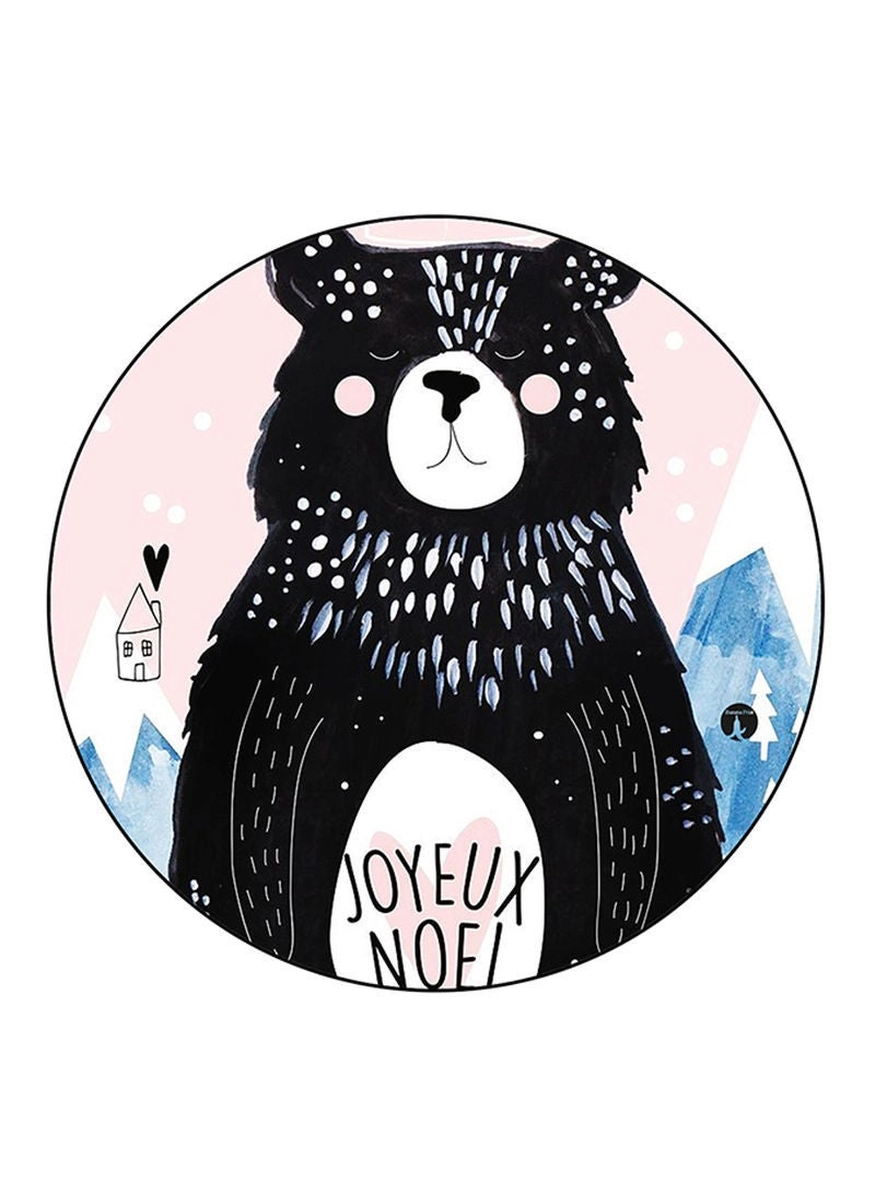 Bear Printed Mouse Pad