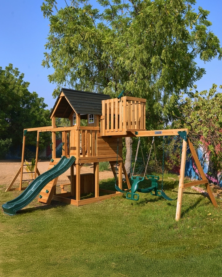 Arabian Leopard - 220cm wave slide 3-position swing beam