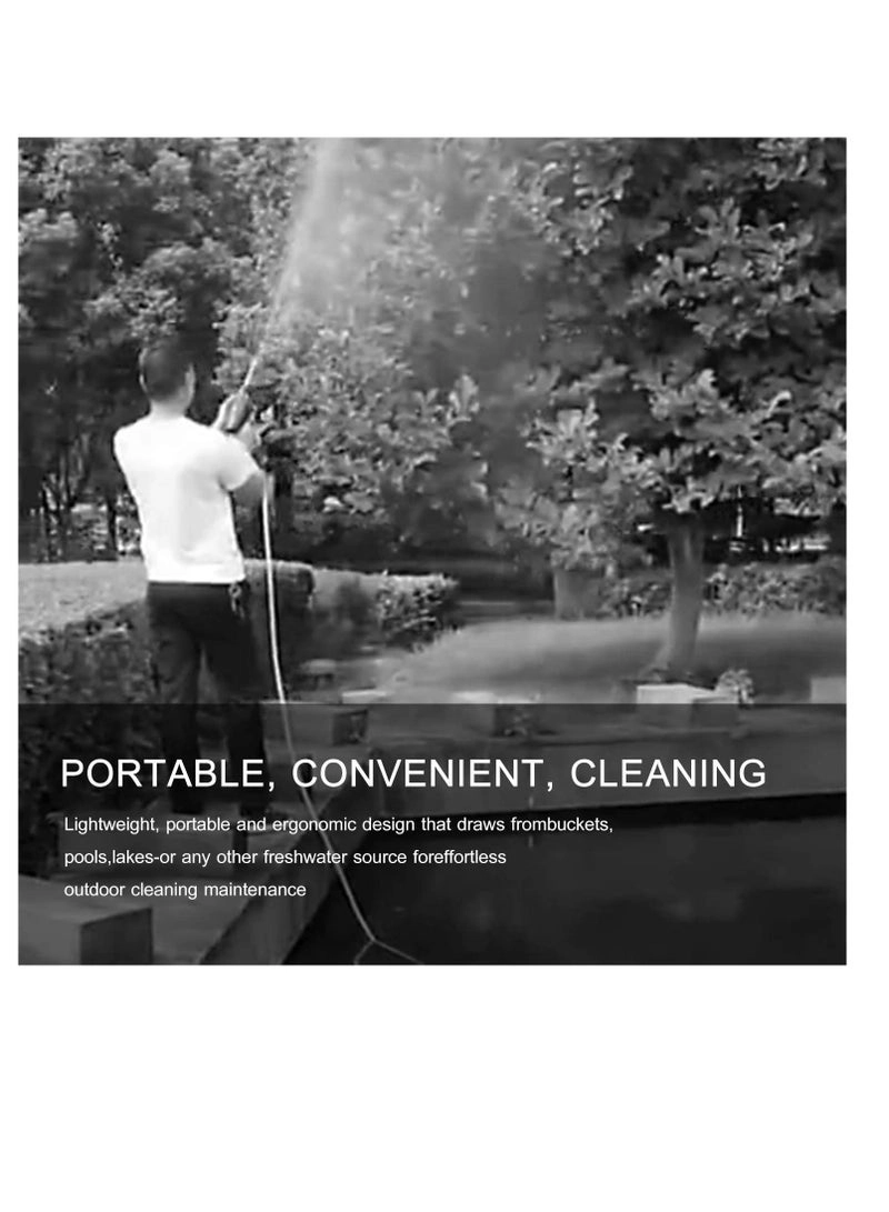 Cordless Portable Washer - 48V 200W 30Bar