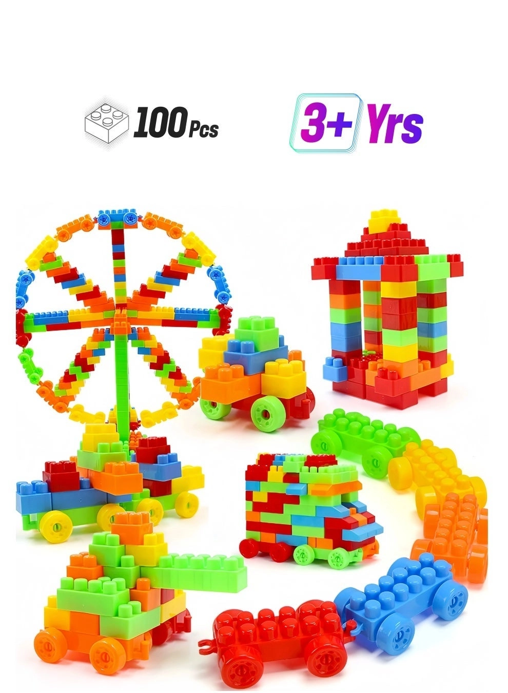 Generic Building Blocks - 100pcs