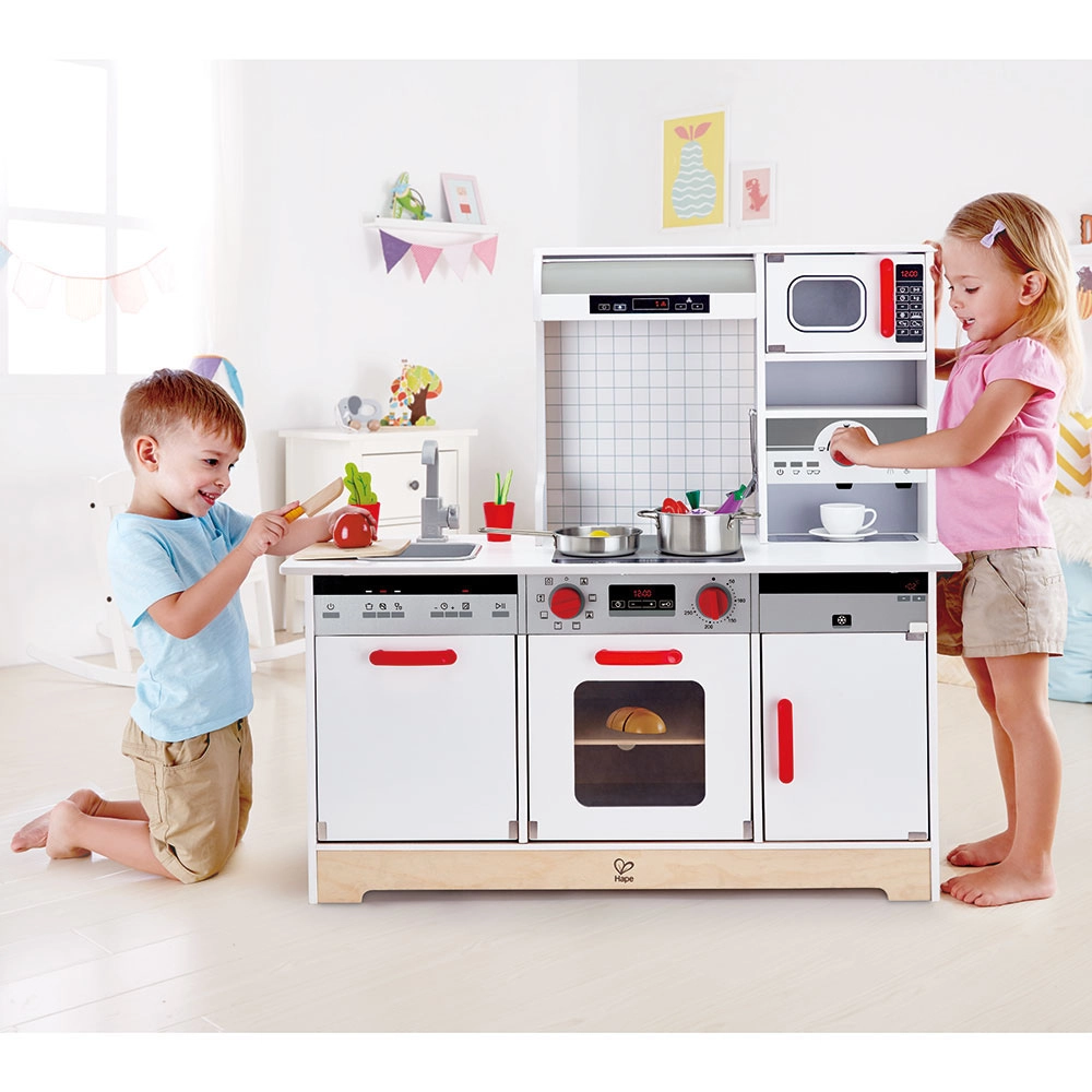 All in 1 Kitchen Playset - 15pcs + Little Chef Apron Set - 5pcs (BNDLE0091)