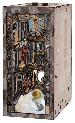 Book Nook Construction Kit - 3D Miniature LED Light