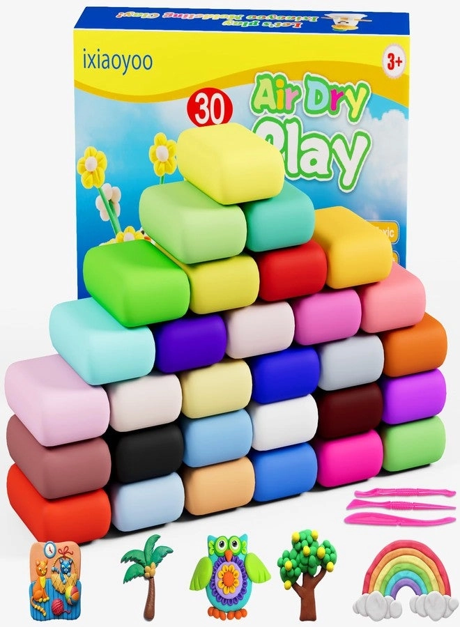 Ixiaoyoo Air Dry Clay - 30pcs.