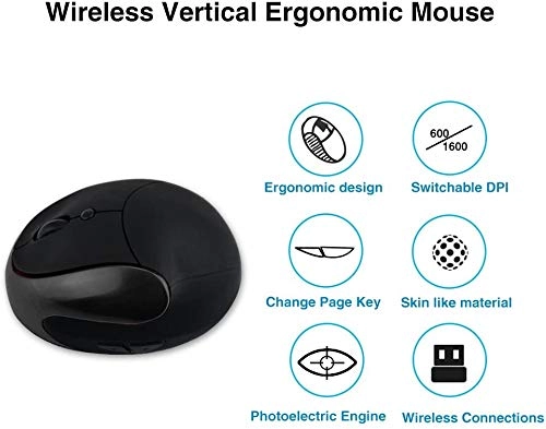 Vertical Ergonomic Mouse - USB