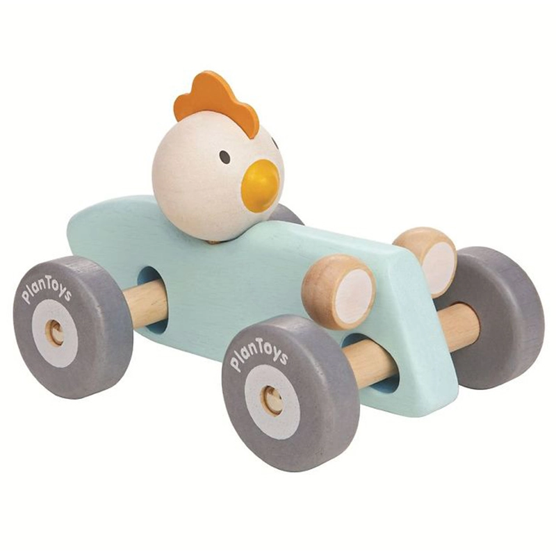 Chicken Racing Car - Suitable for 12 months and above 12 x 18 x 10 cm