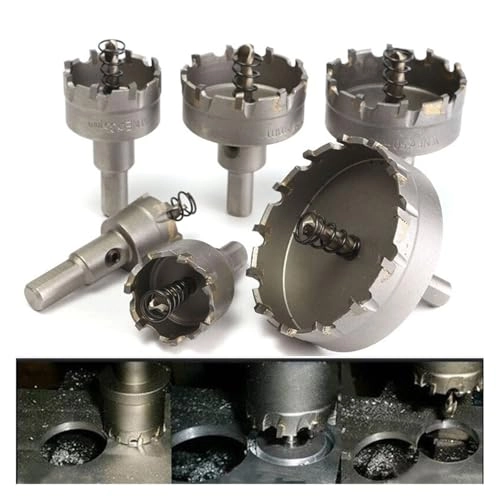 Tungsten Carbide Hole Saw - 22/30/35/45/50/65mm Stainless Steel/Metal