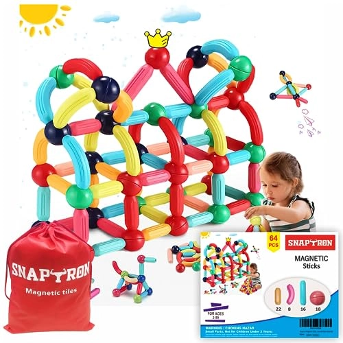 Magnetic Sticks - 64pcs