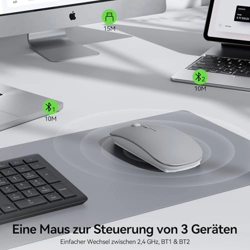 4800 DPI 6-Button Mouse - Wireless