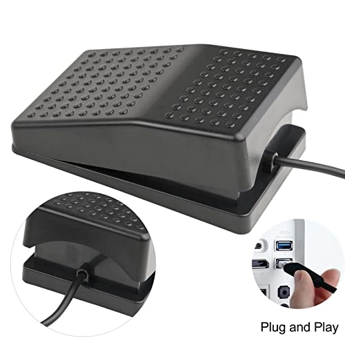 Single Foot Pedal Switch - USB, USB-C