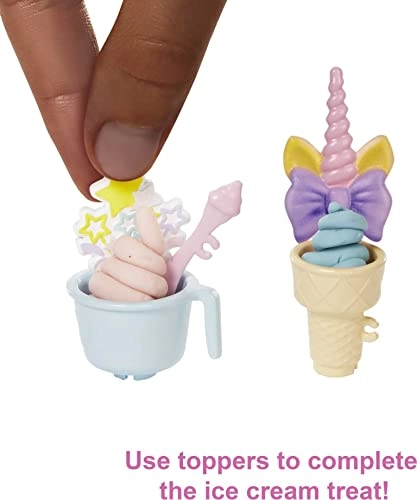 Ice Cream Shop Playset - 12-in Brunette Ages 3+