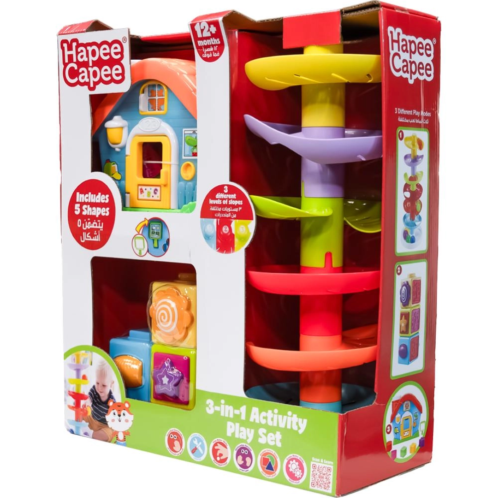 Hapee Capee 3 3-In-1 Activity Play Set - Suitable for 12 months and above