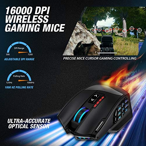 Venus Pro RGB MMO Gaming Mouse - USB Receiver