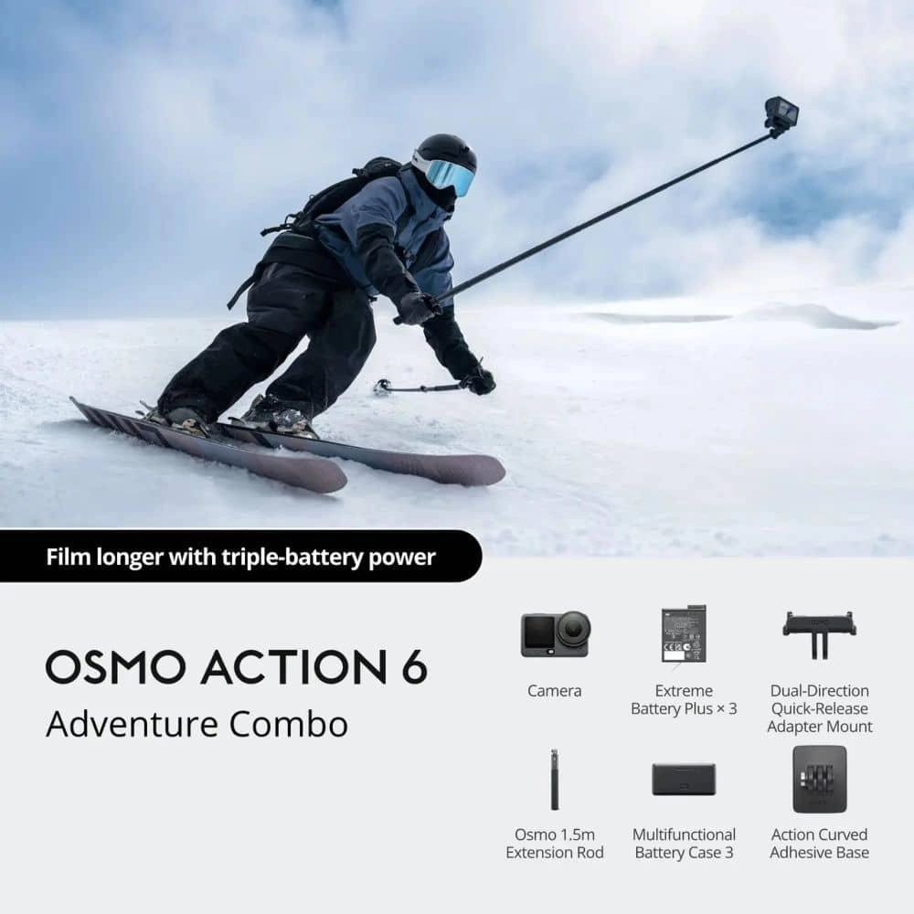 Osmo Action 6 - 50GB 4K 120FPS