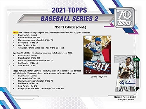 2021 Series 2 Baseball Hanger Pack - 67 pcs