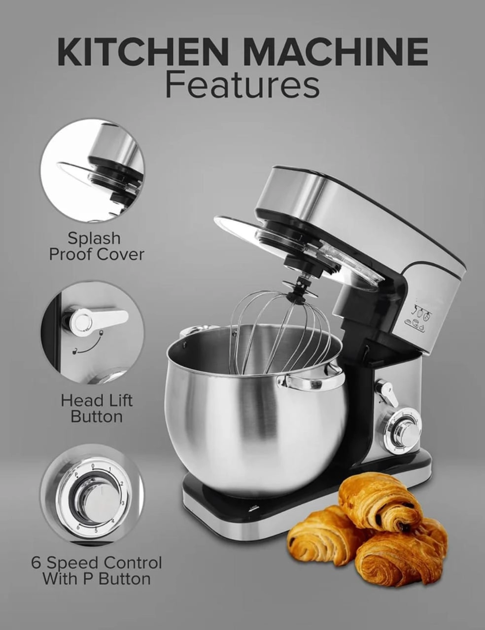 Stand Bowl Mixer - 12L