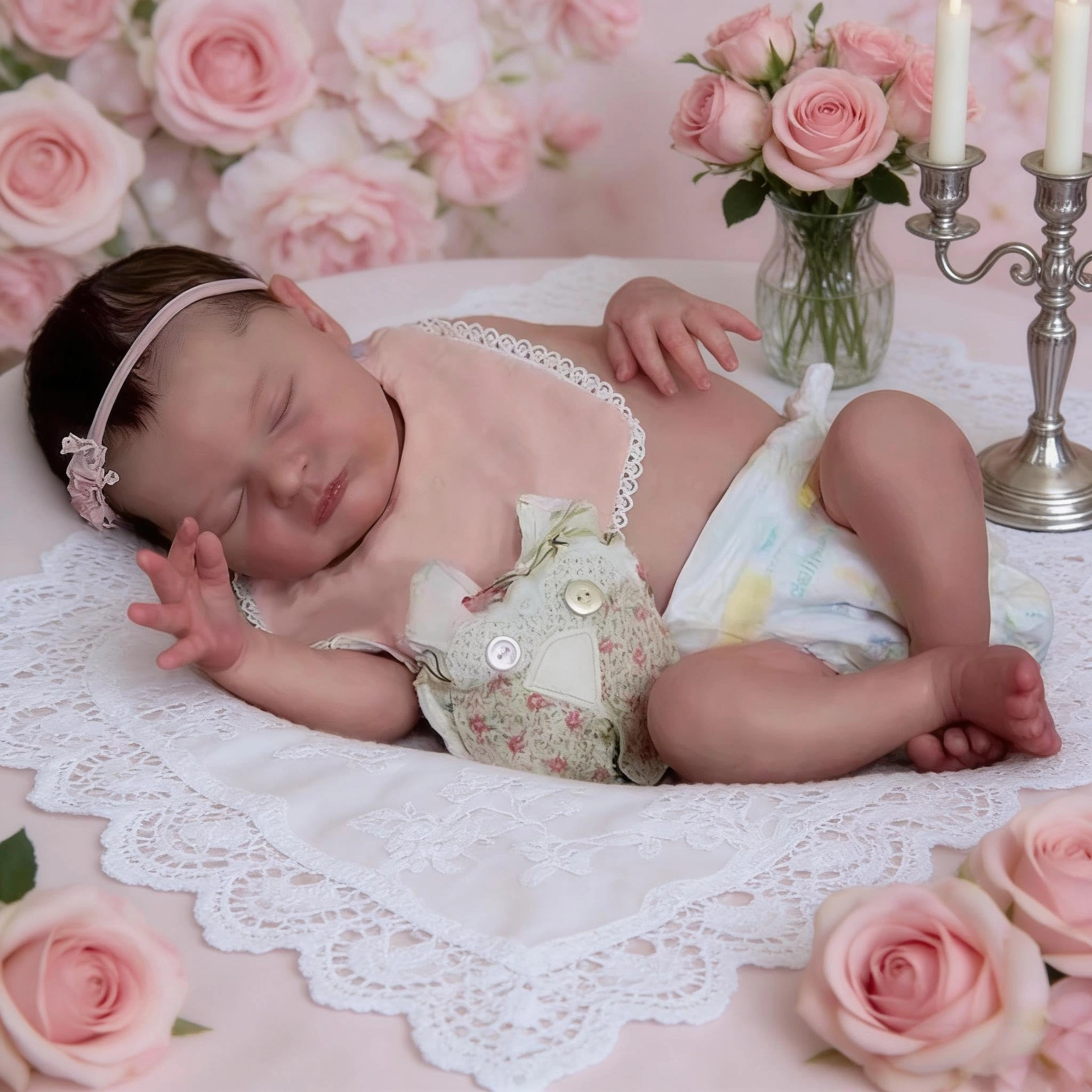 RXDOLL LOULOU Reborn Baby Doll - 20 Inch Vinyl Girl Ages 3+