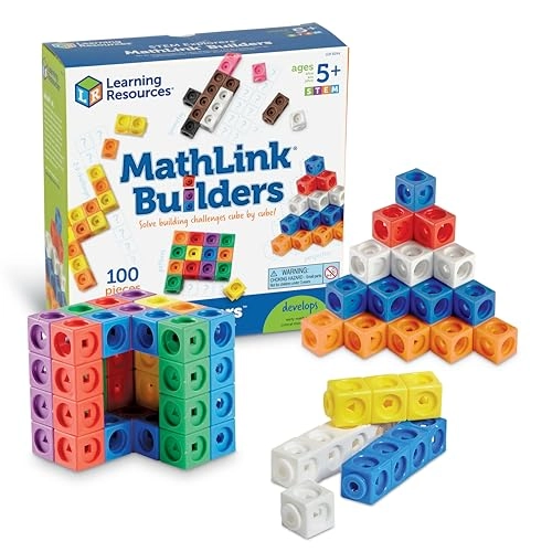 Math link Cubes Activity Set - 5+ Years 100 piece(s)