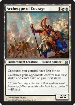 Magic: The Gathering: Archetype of Courage - Born of the Gods