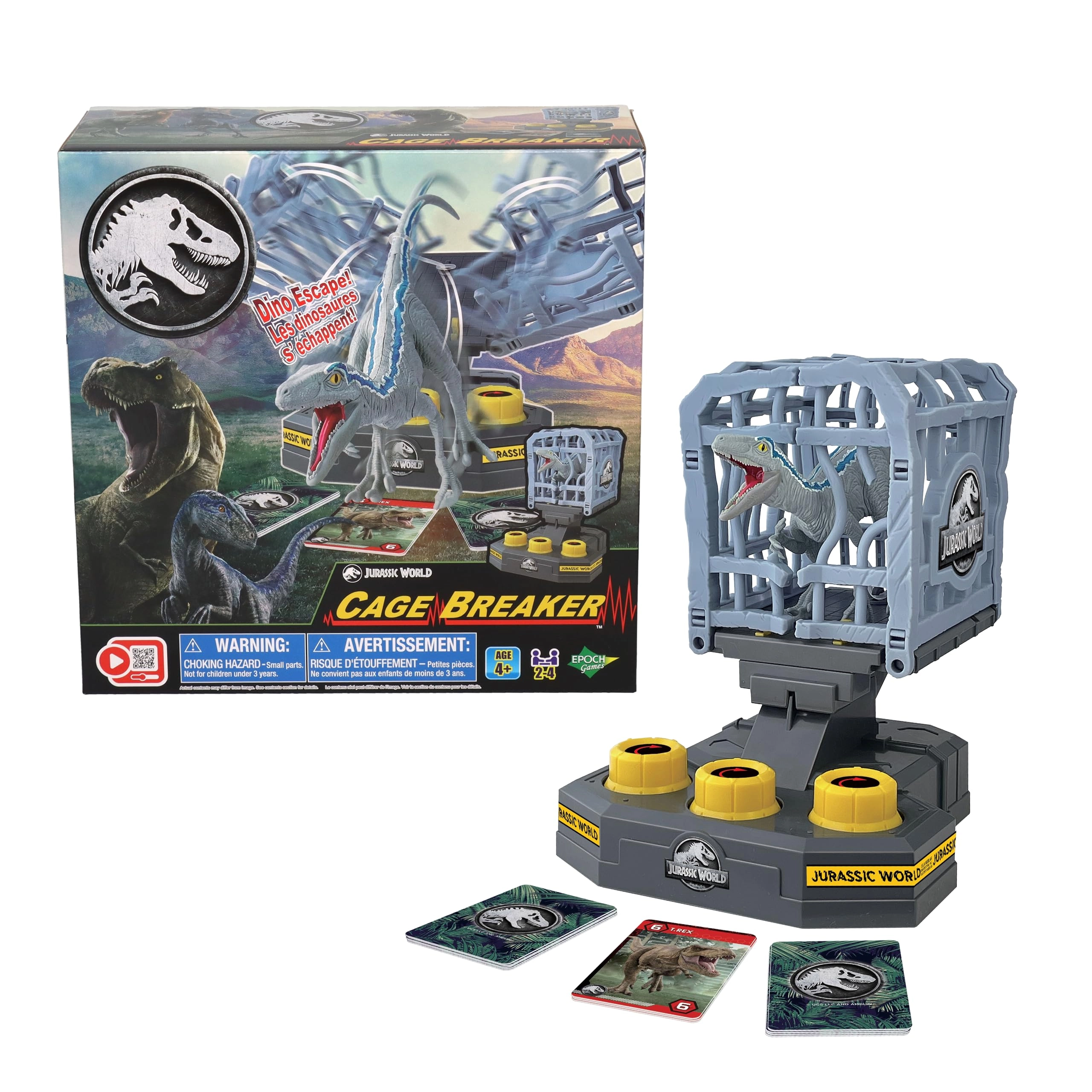 EPOCH Games Jurassic World Cage Breaker - 4 years and up
