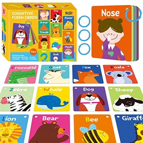 Cognitive Flashcards - 36 months - 8 years 50 pieces