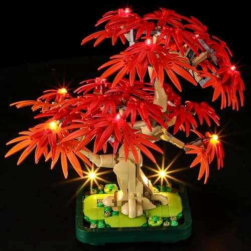 LED Light Set for LEGO Japanese Red Maple Bonsai Tree Botanical Collection 10348