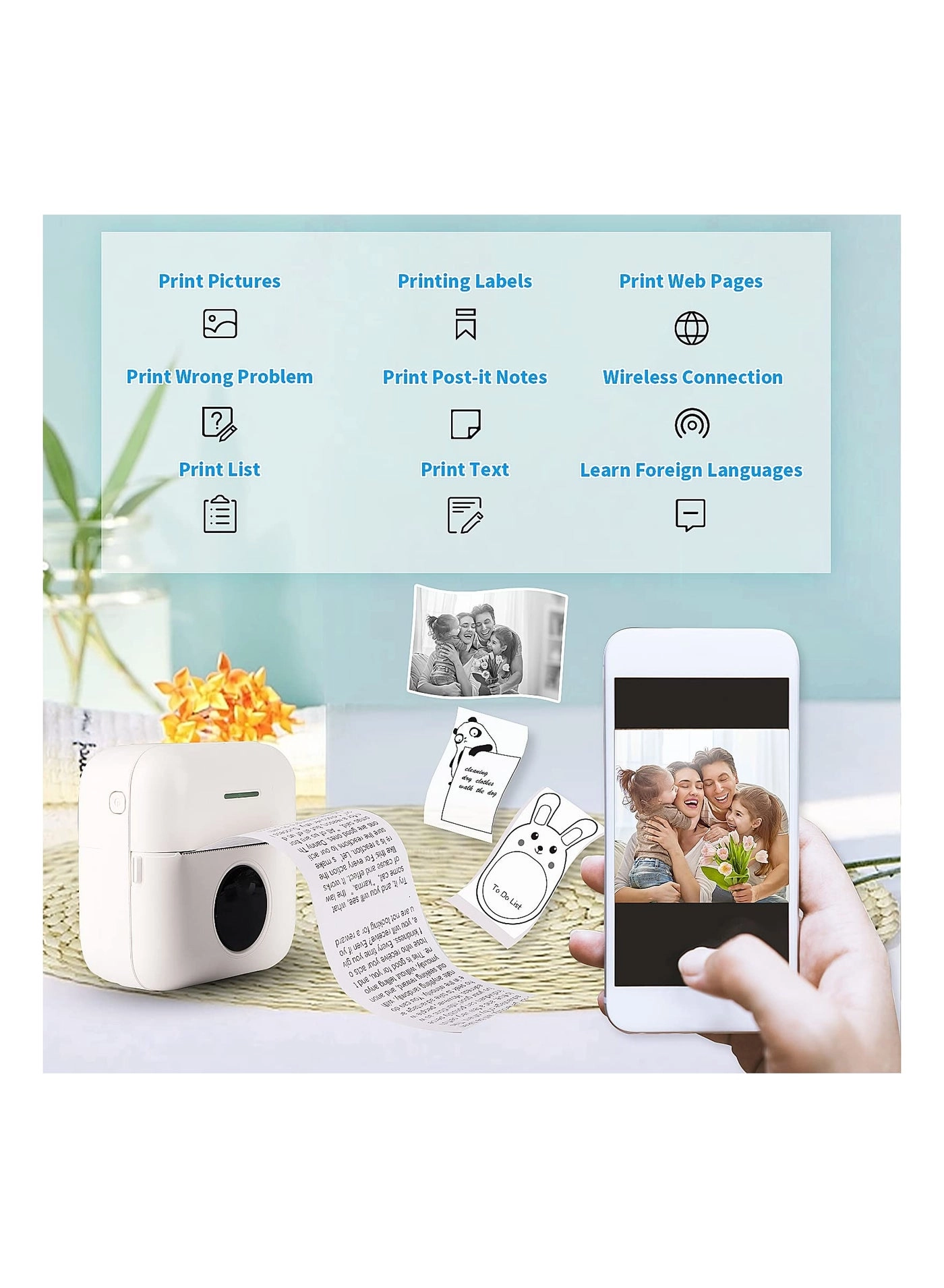 Mini Sticker Printer - Inkless 57mm