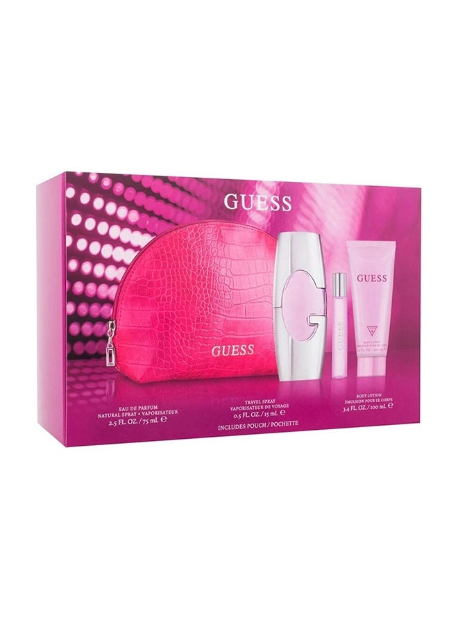 GUESS Pink Eau de Toilette 75 ml + 15 ml + 100 ml Set