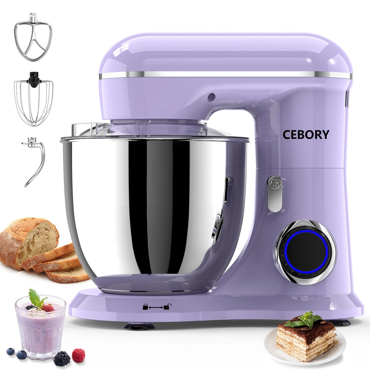 Electric Mixer - 6.5 Quarts 660 watts