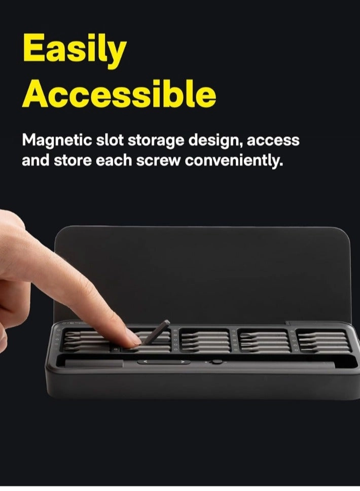 Electric Precision Screwdriver Kit - 25 Precision Bits Rechargeable