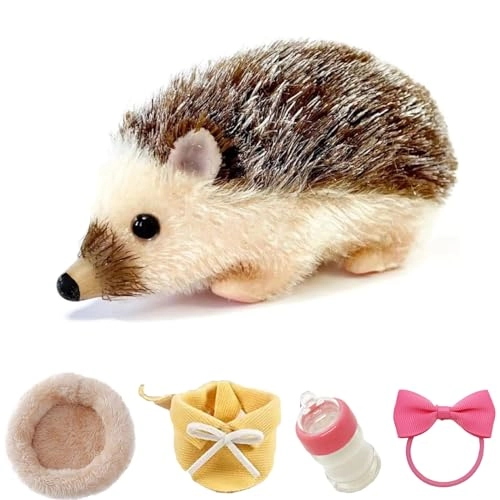 Hedgehog Brown 13 cm Silicone