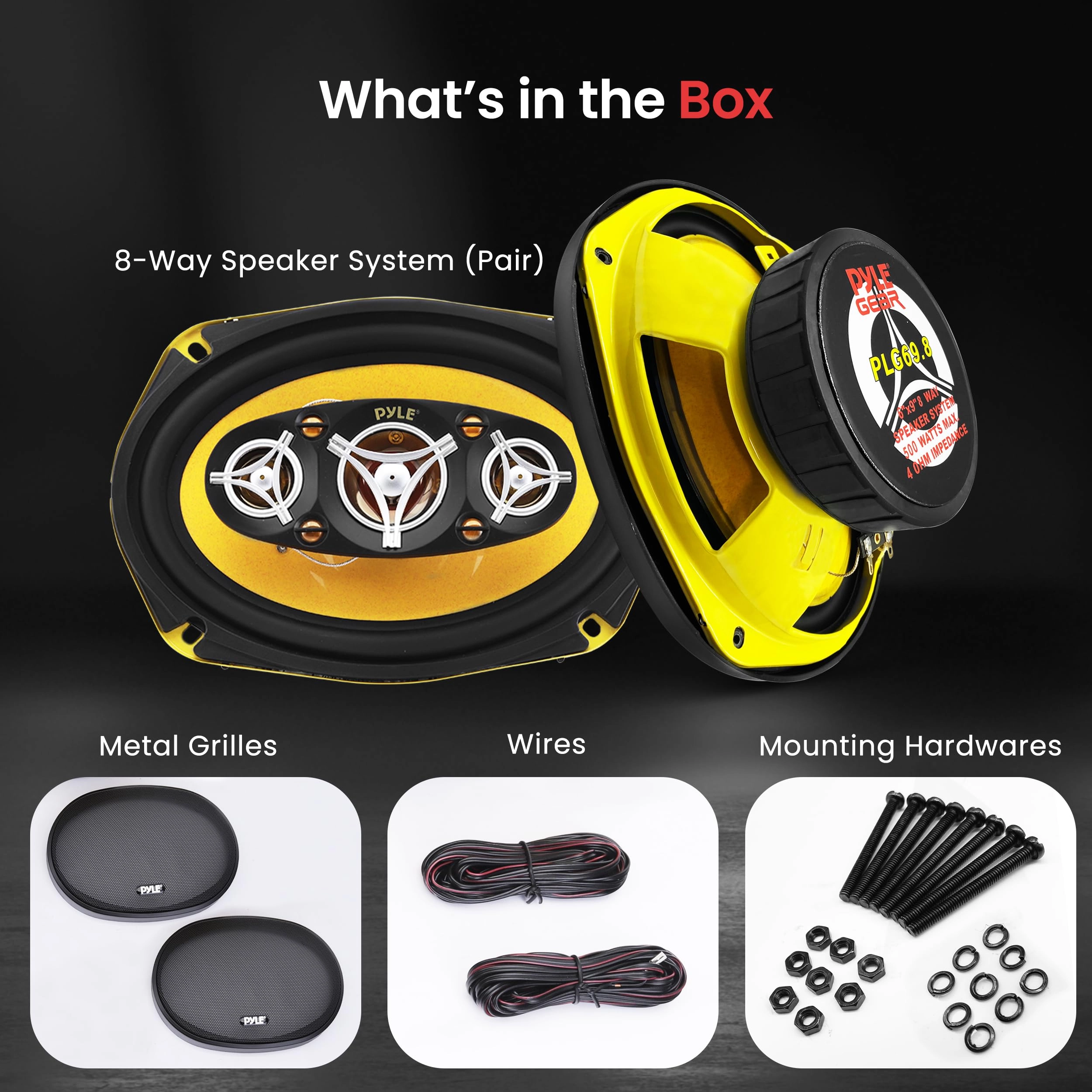 Eight Way Speaker System - 6 x 9 Inch